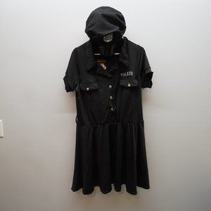Law enforcement officer Plus Adult Women Halloween Costume Party Clothing